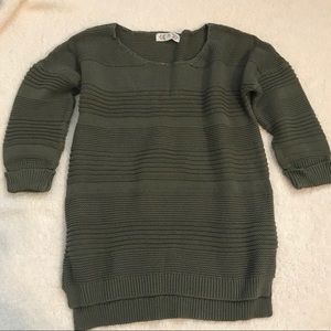 Green Slouchy Sweater